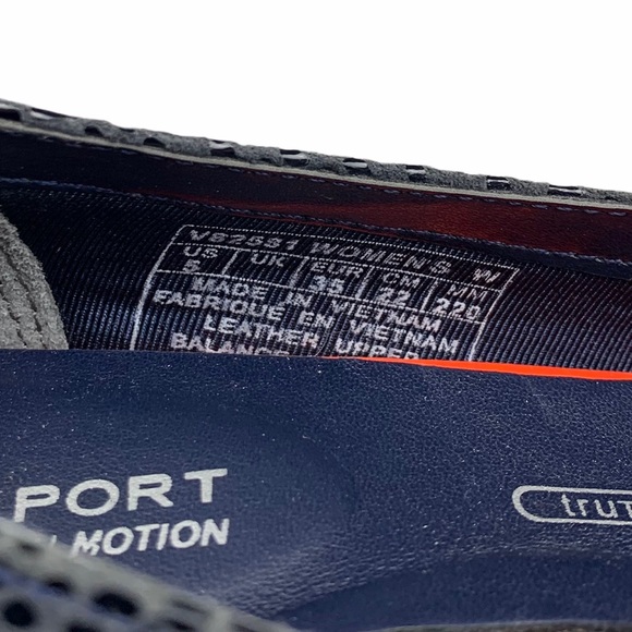 Rockport Total Motion Charis Gray Reptile Pumps 5 - Picture 7 of 7